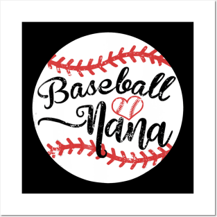 Proud Baseball Nana Posters and Art